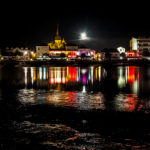 Photo de nuit port de Saint Gilles Croix de Vie